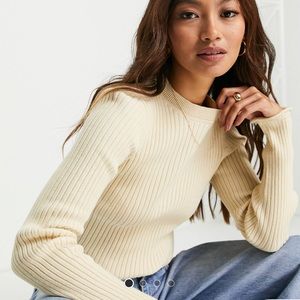 ASOS Design Ribbed Crew Neck Sweater